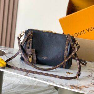 LV Express Small Handbag Black Calfskin