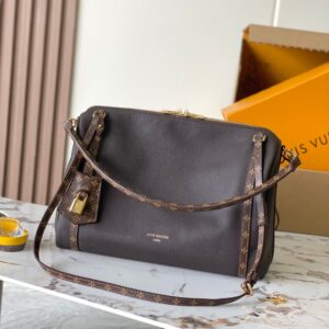 LV Express PM Handbag Wine Calfskin