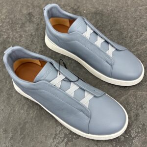 Zegna Light Blue Triple Stitch™ SECONDSKIN Sneakers