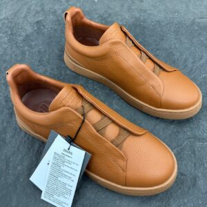 Zegna Brown Triple Stitch™ SECONDSKIN Sneakers