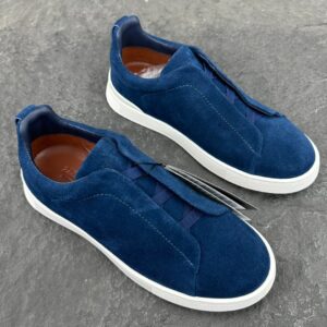 Zegna Blue/White Triple Stitch™ SECONDSKIN Sneakers