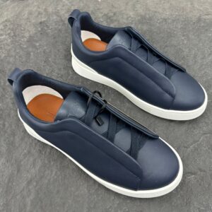 Zegna Deep Blue Triple Stitch™ SECONDSKIN Sneakers