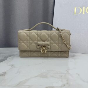 My Dior Top Handle Bag Camel Lambskin