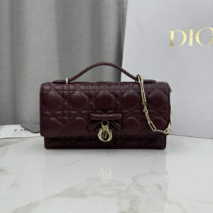 My Dior Top Handle Bag Wine Lambskin