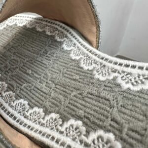 dior dentelle sandals blue embroidery (复制)