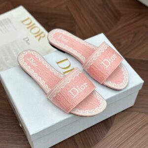 dior dentelle sandals black embroidery (复制)