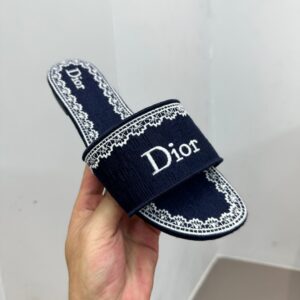 dior dentelle sandals black embroidery (复制)