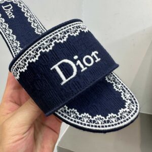 dior dentelle sandals black embroidery (复制)