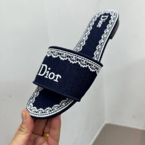 dior dentelle sandals black embroidery (复制)