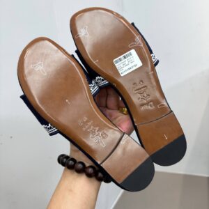 dior dentelle sandals black embroidery (复制)