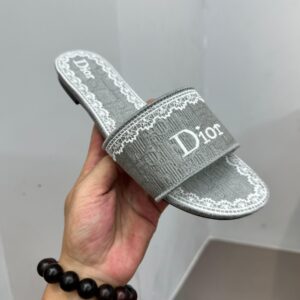 dior dentelle sandals black embroidery (复制)
