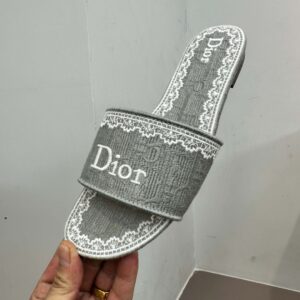 dior dentelle sandals black embroidery (复制)
