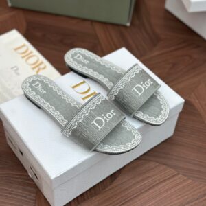dior dentelle sandals black embroidery (复制)