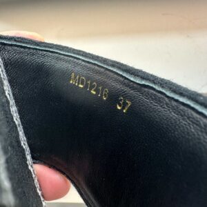 dior dentelle sandals black embroidery (复制)