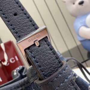 gucci melrose medium boston bag dark blue (复制)