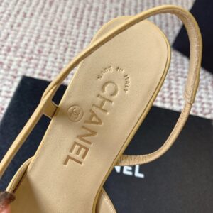 chanel suede sandals nude lambskin (copy)