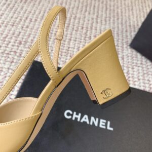 chanel suede sandals nude lambskin (copy)
