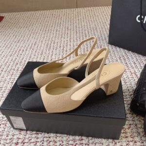 chanel sandals grey suede (copy)