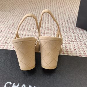 chanel sandals grey suede (copy)