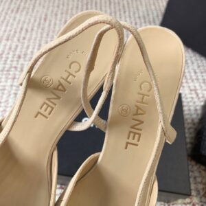 chanel sandals grey suede (copy)