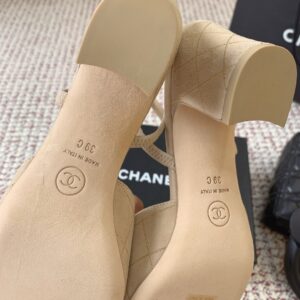 chanel sandals grey suede (copy)