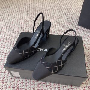 chanel sandals red/brown suede lambskin (copy)
