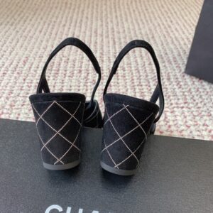 chanel sandals red/brown suede lambskin (copy)
