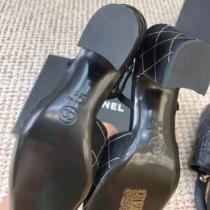 chanel sandals red/brown suede lambskin (copy)