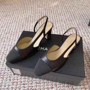 chanel sandals brown suede (copy)