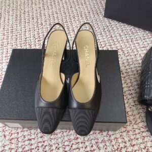 chanel sandals brown suede (copy)