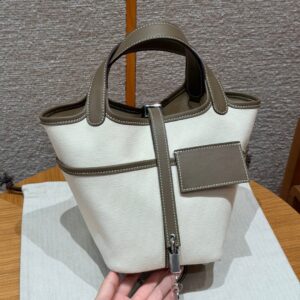 hermes picotin cargo handbag 0m/chai (copy)
