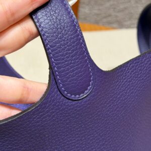 hermes picotin lock handbag 73/blue saphir (copy)