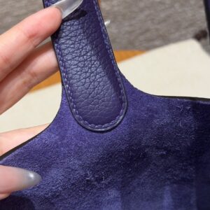 hermes picotin lock handbag 73/blue saphir (copy)