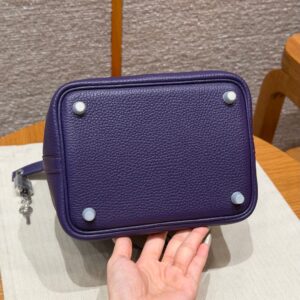 hermes picotin lock handbag 73/blue saphir (copy)