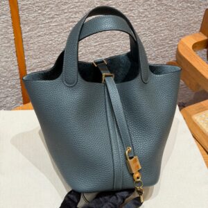 hermes picotin lock handbag 55/rouge h (copy)