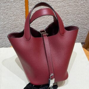 hermes picotin lock handbag p5/blue tie (copy)