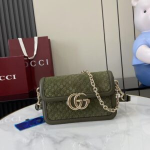 gg black small messenger bag (copy)