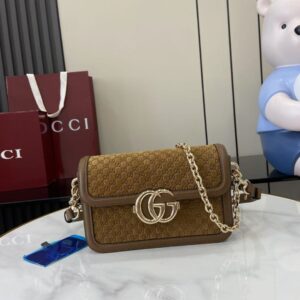 gg black small messenger bag (copy)