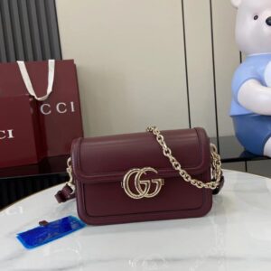 gucci brown velvet handbag (copy)