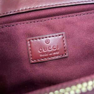 gucci brown velvet handbag (copy)