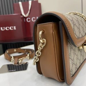 gucci brown velvet handbag (copy)