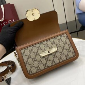 gucci brown velvet handbag (copy)
