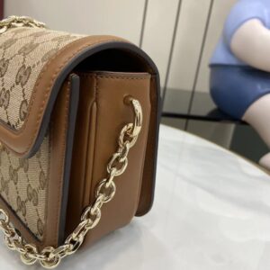 gucci brown velvet handbag (copy)