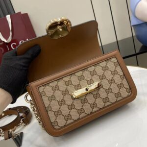 gucci brown velvet handbag (copy)
