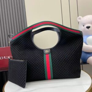 gucci giglio large tote bag brown (copy)