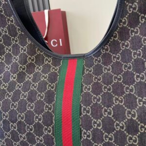 gucci giglio large tote bag sand and dark brown canvas (copy)