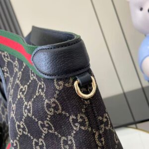 gucci giglio large tote bag sand and dark brown canvas (copy)