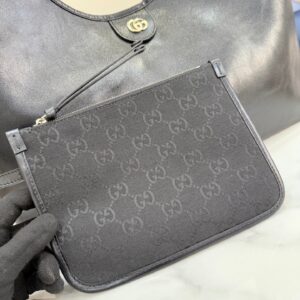 gucci giglio large tote bag sand and dark brown fabric (copy)