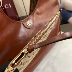 gucci giglio large tote bag black leather