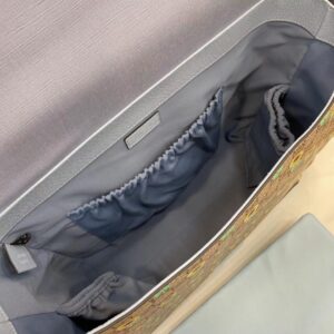gucci large changing bag beige and blue gg supreme canvas (copy)